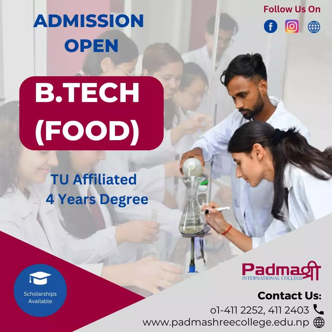 Best B.Tech (food) College in Nepal
